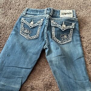 L.A. Idol Blue Denim with Silver Embellishments